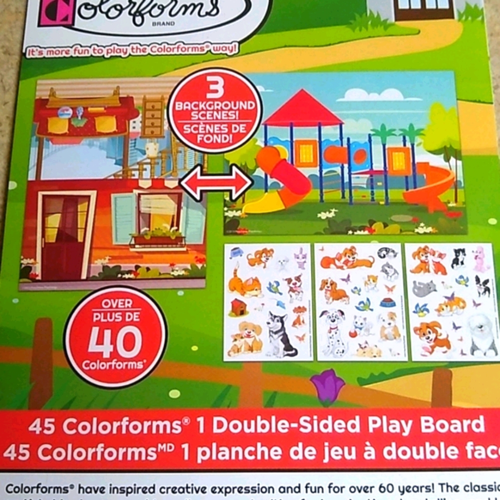 Pets Colorforms Sticker Story Adventure Set - Picture 5 of 5